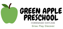 green apple preschool logo